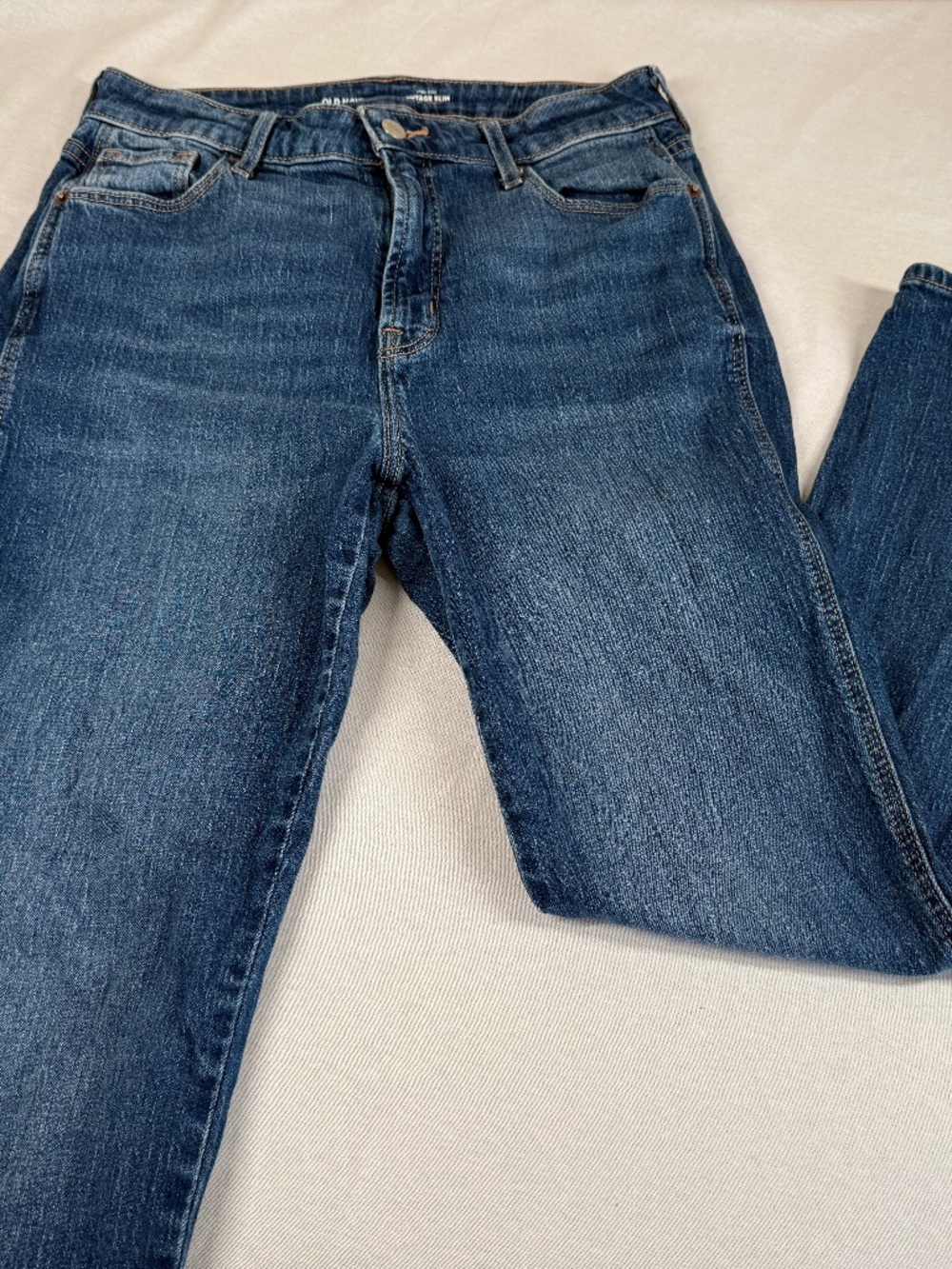Old Navy Women's Vintage Slim High-Rise Denim Jeans Size 10 - Blue